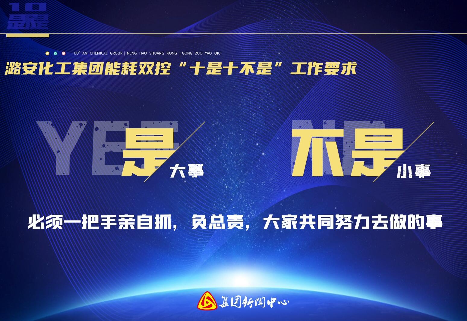 潞安化工集團(tuán)能耗雙控“十是十不是”工作要求（上）